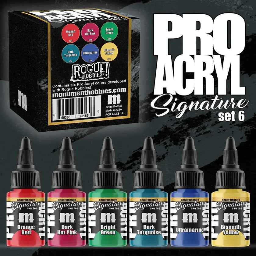 Pro Acryl: Signature Series Set 6- Rogue Hobbies