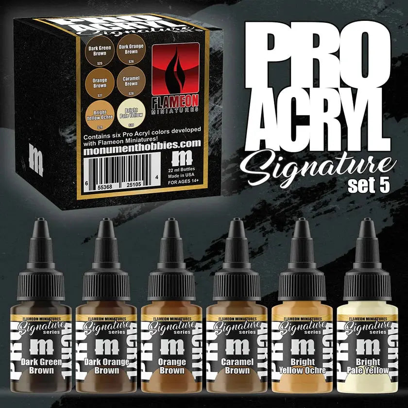 Pro Acryl: Signature Series Set 5- Flameon Miniatures