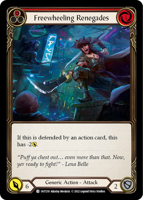 Freewheeling Renegades (Red) [OUT - OUT210]