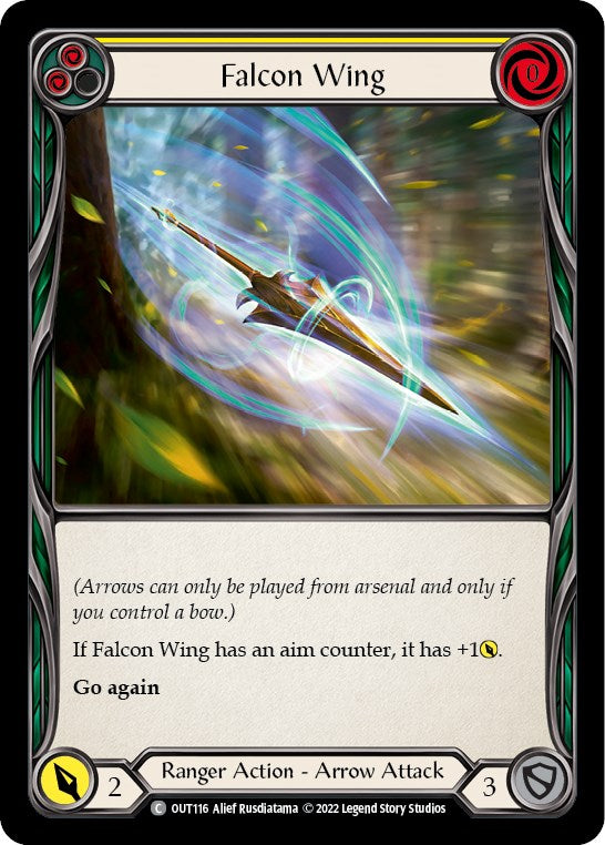 Falcon Wing (Yellow) [OUT - OUT116]