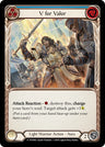 V for Valor (Blue) [DTD - DTD062] Non- Foil