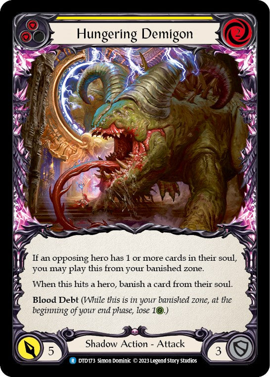 Hungering Demigon (Yellow) [DTD - DTD173]