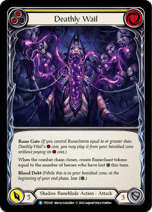 Deathly Wail (Yellow) [DTD - DTD147]