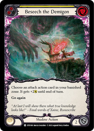Beseech the Demigon (Yellow) [DTD - DTD188]