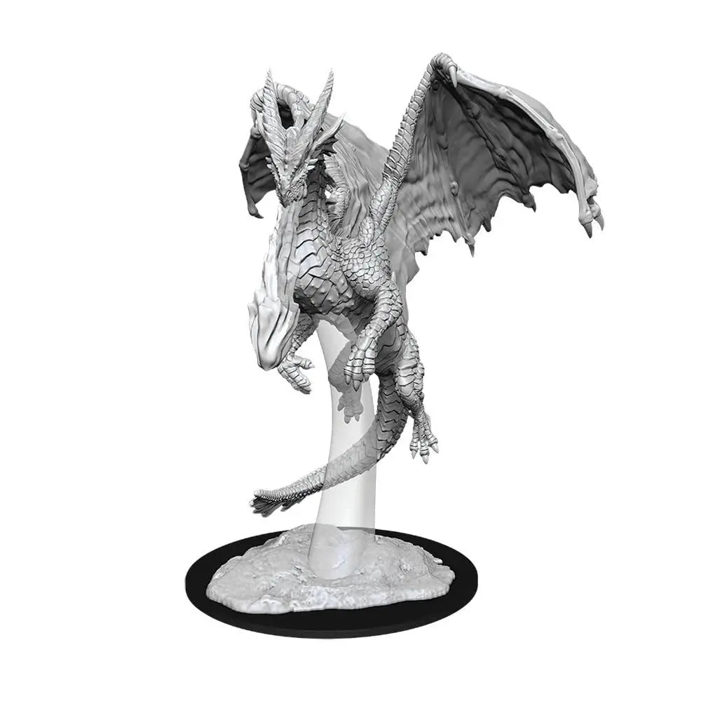 D&D Marvelous Unpainted- Young Silver Dragon Wave 11