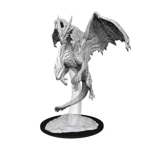 D&D Marvelous Unpainted- Young Silver Dragon Wave 11