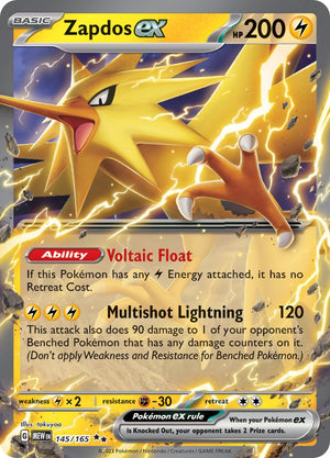 Zapdos ex - 145/165 [MEW - 145/165]