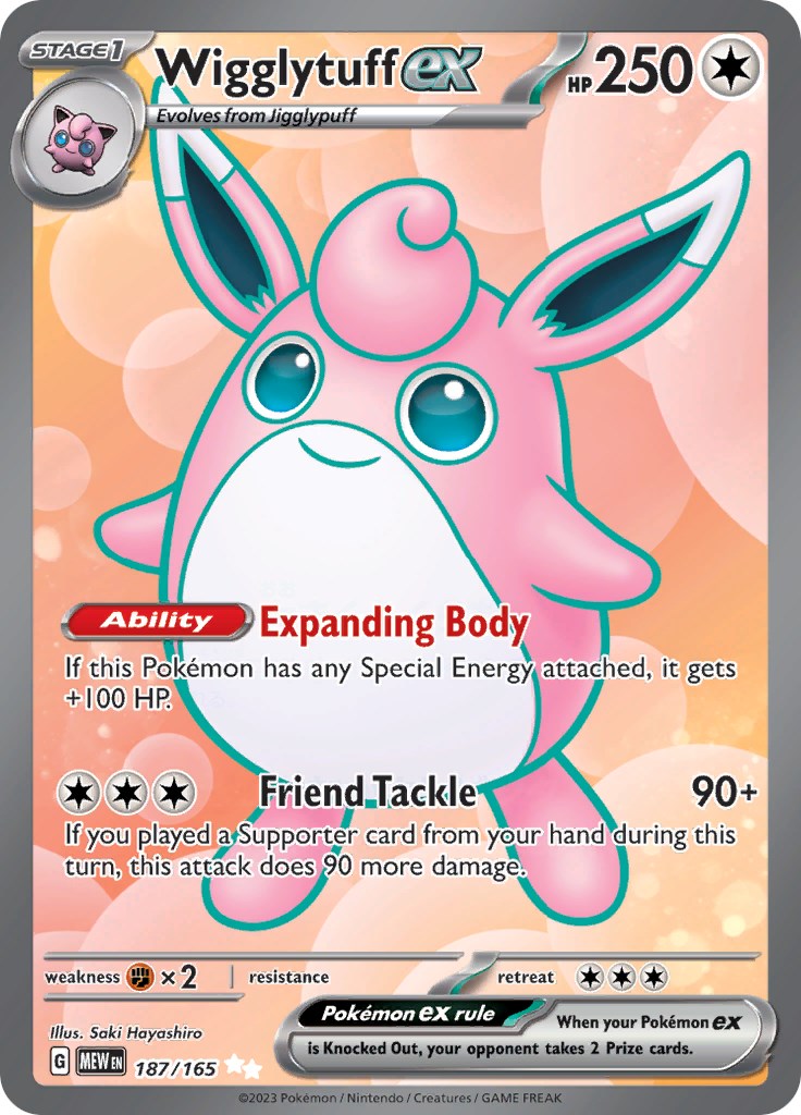 Wigglytuff ex [MEW - 187/165]