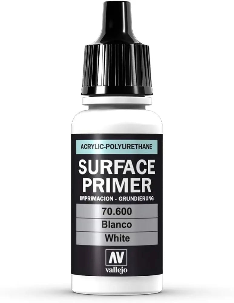 White- Vallejo Surface Primer- 17 ml.