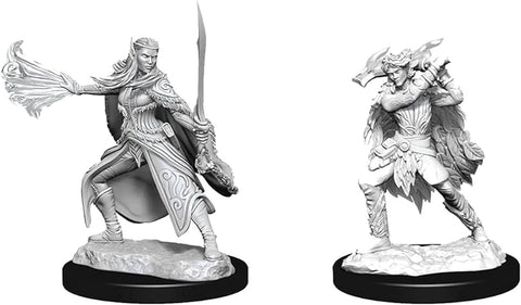 Dungeons & Dragons Marvelous Unpainted Wave 15-  Winter Eladrin & Spring Eladrin