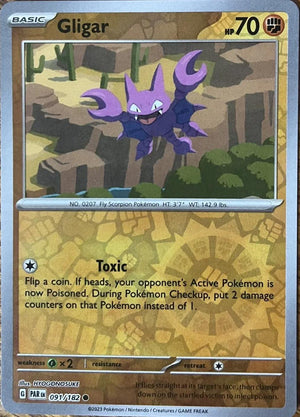 Gligar [PAR - 091/182] Reverse Holofoil