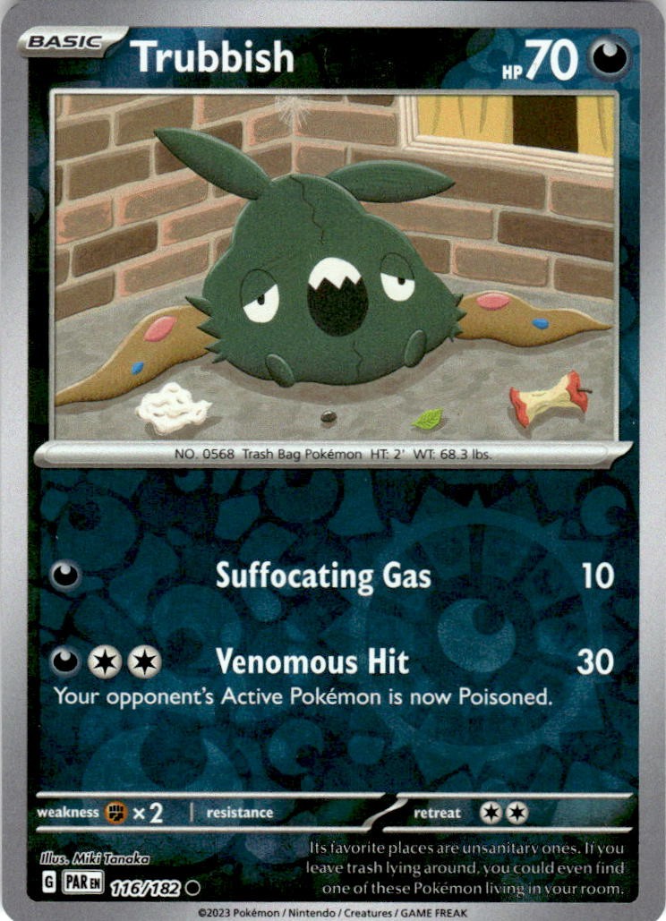 Trubbish [PAR - 116/182] Reverse Holofoil