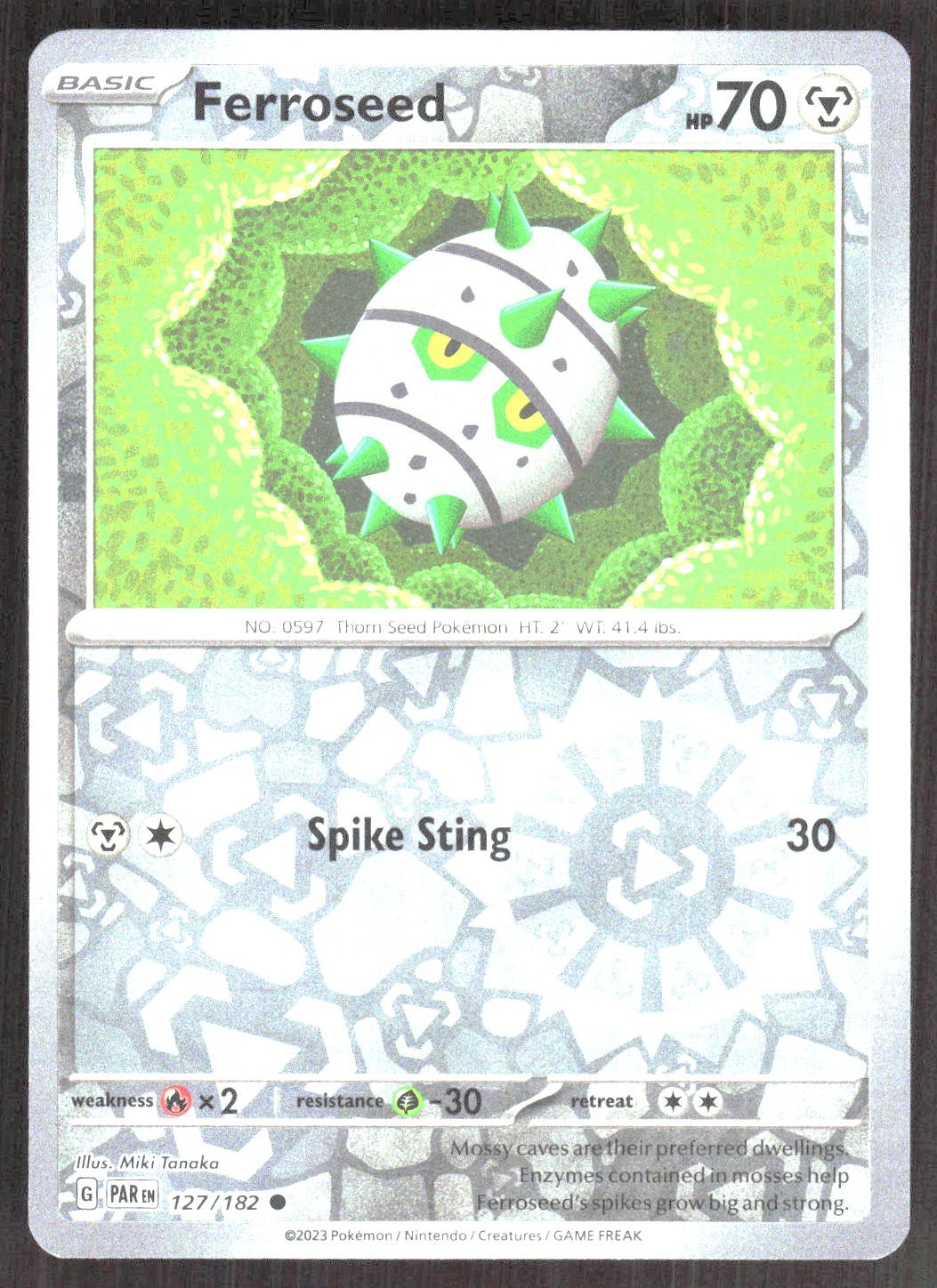 Ferroseed [PAR - 127/182] Reverse Holofoil