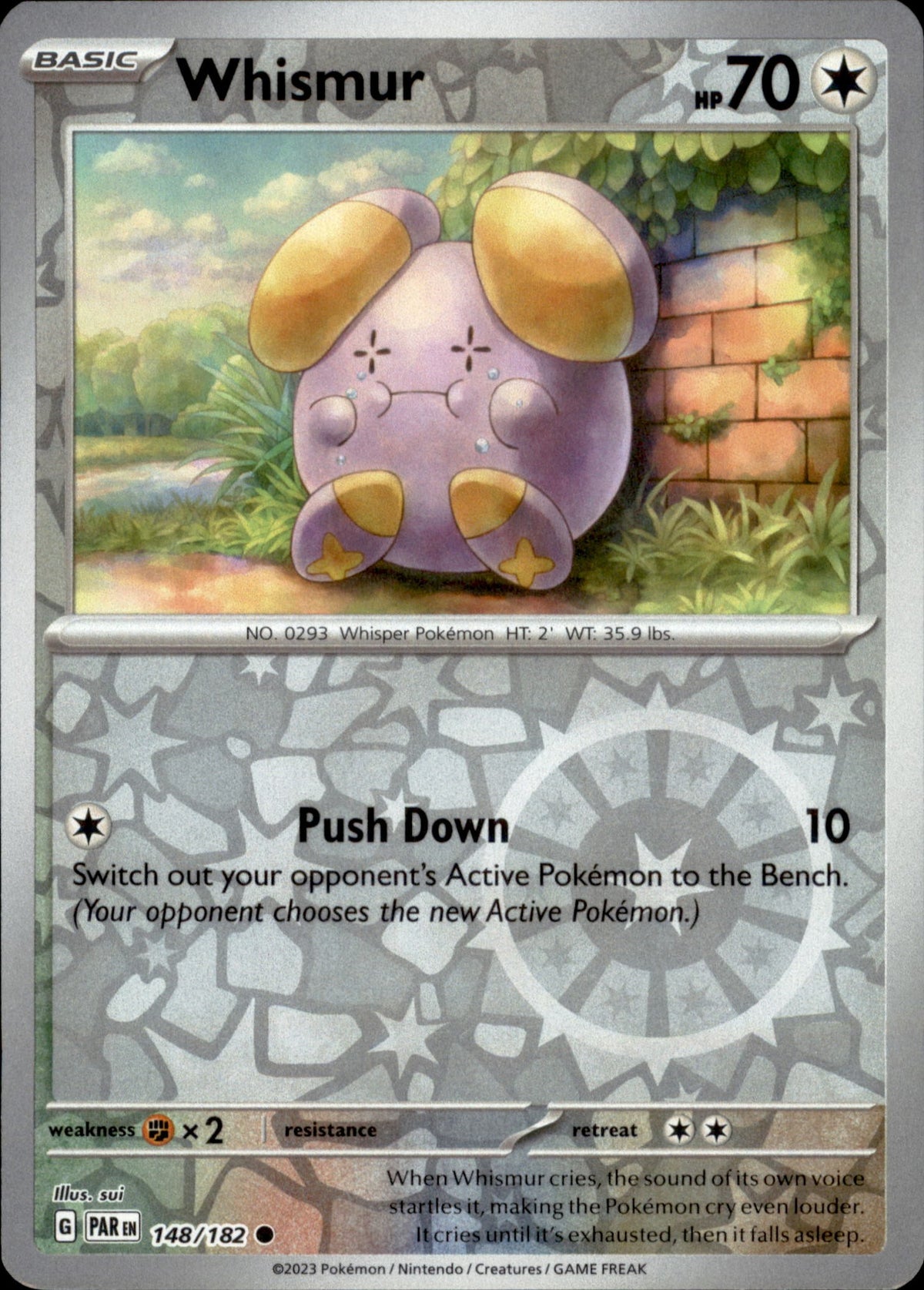 Whismur [PAR - 148/182] Reverse Holofoil