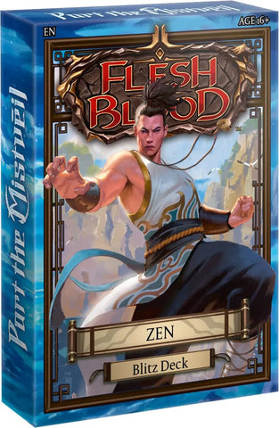 Flesh and Blood: Part The Mistveil Blitz Deck: Zen Wandering Adventures