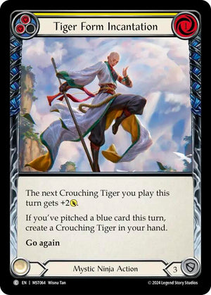 Tiger Form Incantation (Yellow) [MST - MST064]