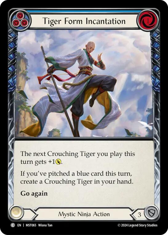 Tiger Form Incantation (Blue) [MST - MST065]