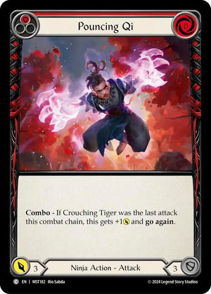 Pouncing Qi (Red) [MST - MST182]