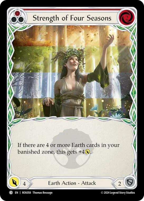 Strength of Four Seasons (Red) [ROS - ROS058]