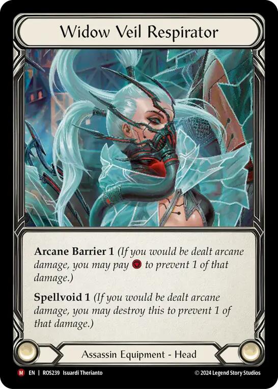 Widow Veil Respirator [ROS - ROS239]