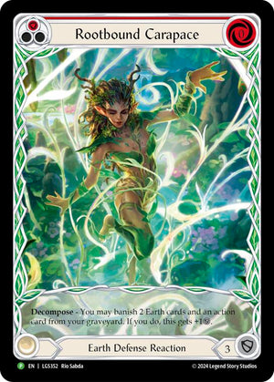 Rootbound Carapace (Red) (Extended Art) - LGS352 [PR - LGS352]