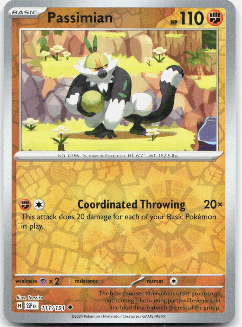 Passimian [SSP - 111/191] Reverse Holofoil