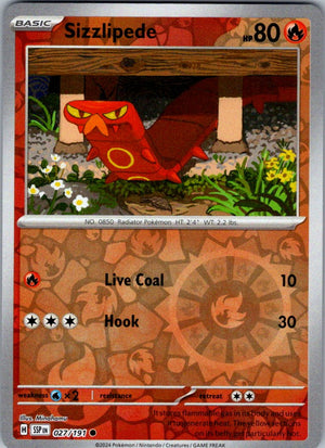 Sizzlipede [SSP - 027/191] Reverse Holofoil