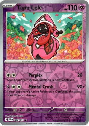 Tapu Lele [SSP - 092/191] Holofoil