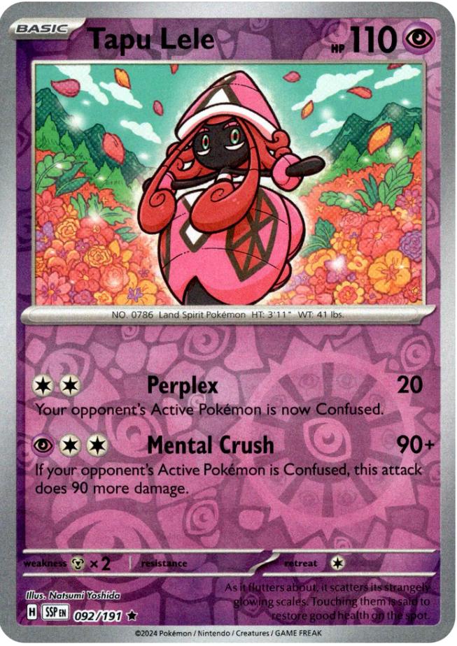 Tapu Lele [SSP - 092/191] Holofoil