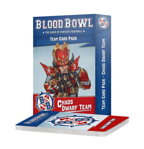 Blood Bowl Chaos Dwarf Team – Card Pack