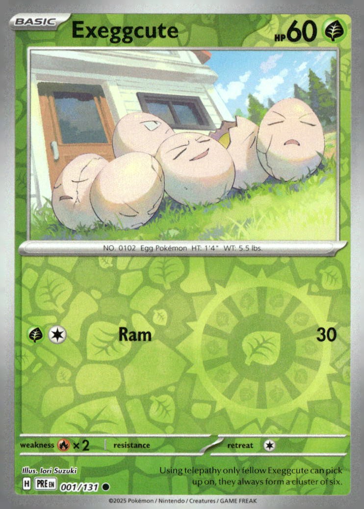 Exeggcute [PRE - 001/131] Reverse Holofoil
