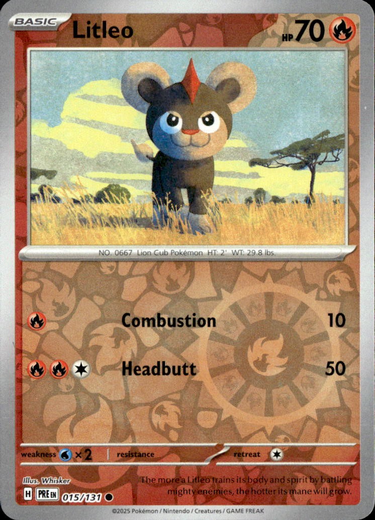Litleo [PRE - 015/131] Reverse Holofoil