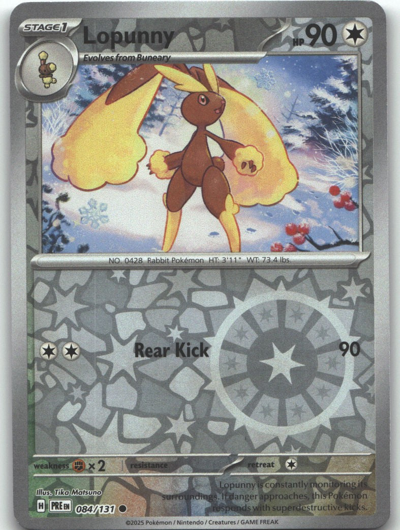 Lopunny [PRE - 084/131] Reverse Holofoil