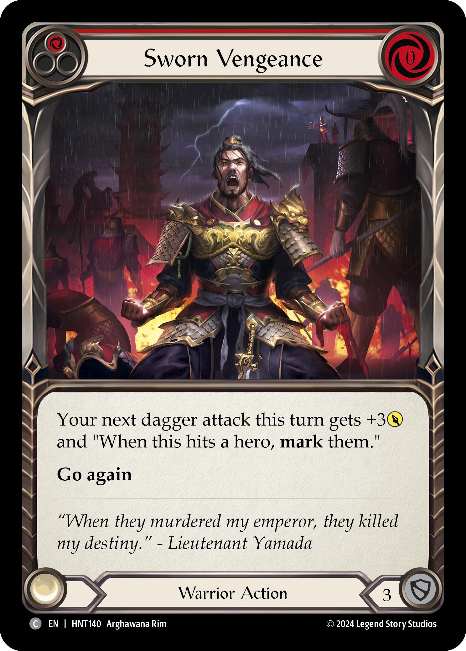 Sworn Vengeance (Red) [ - HNT140]
