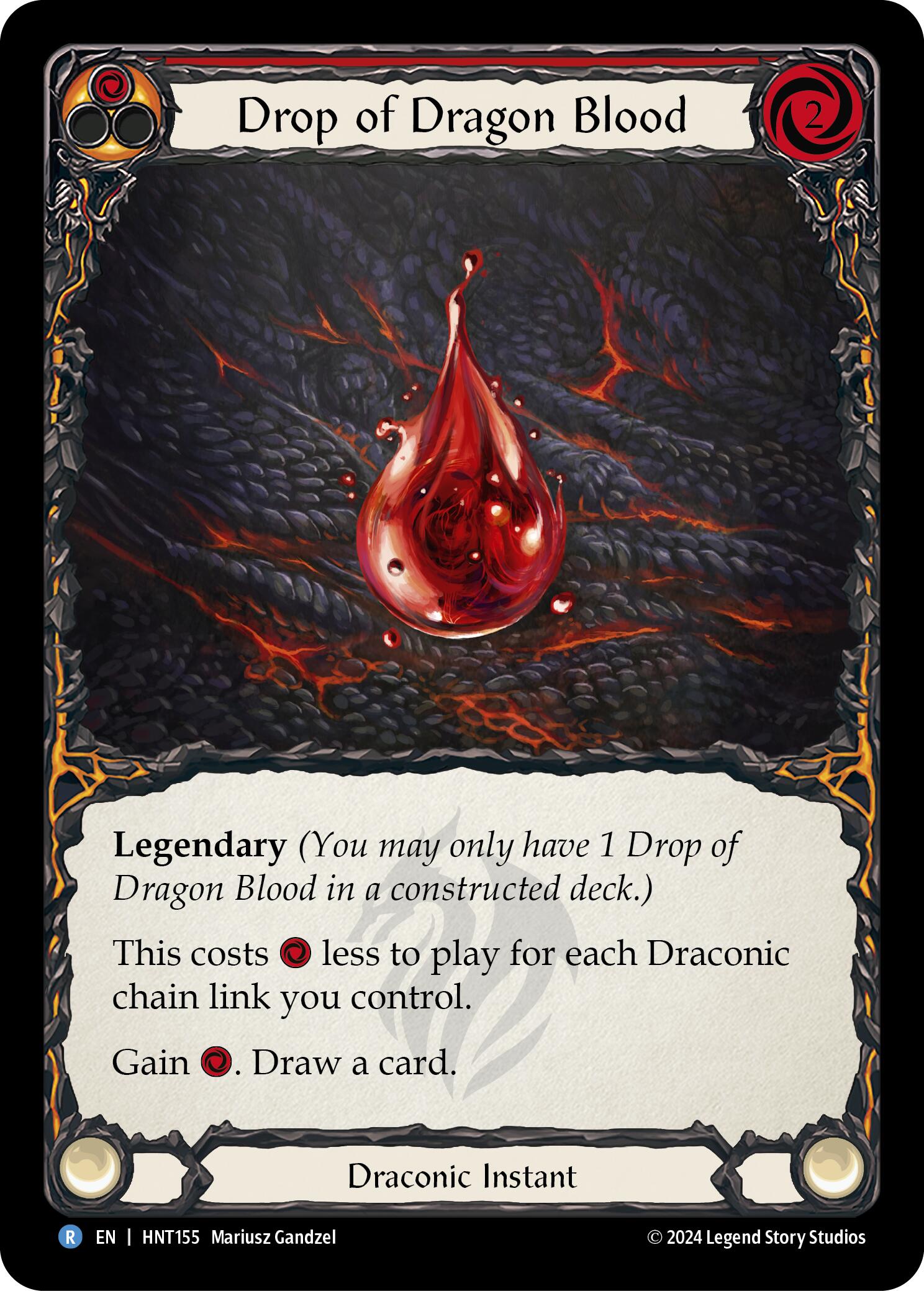 Drop of Dragon Blood (Red) [HNT155]