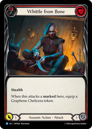 Whittle from Bone (Red) [HNT020]