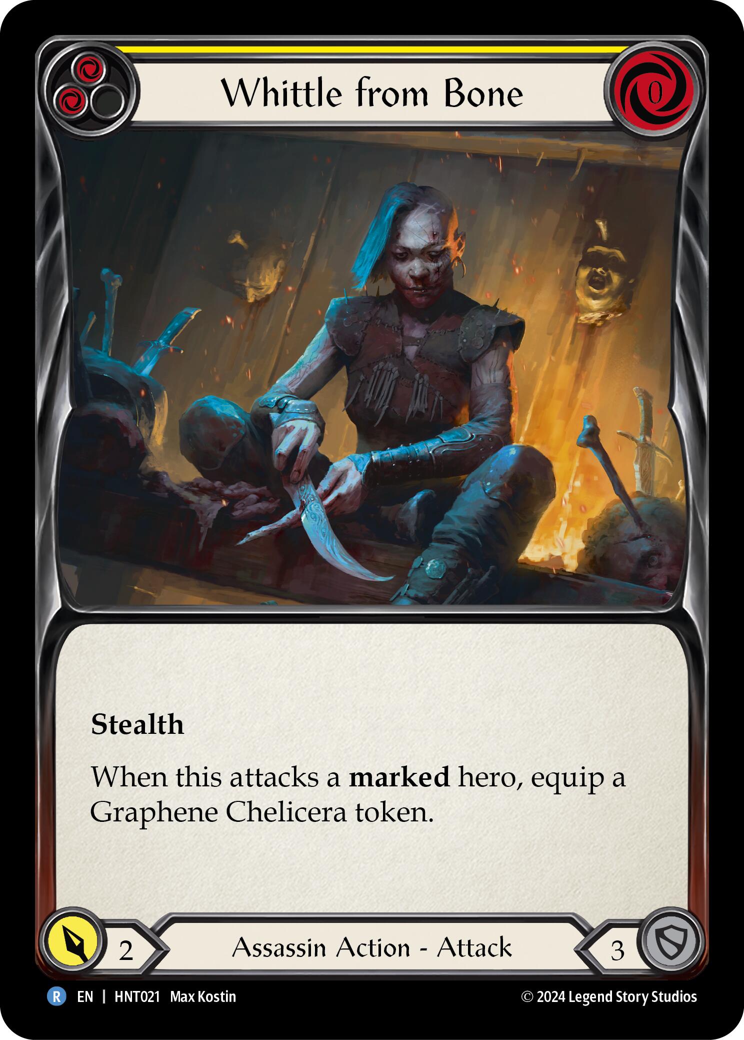 Whittle from Bone (Yellow) [HNT021]