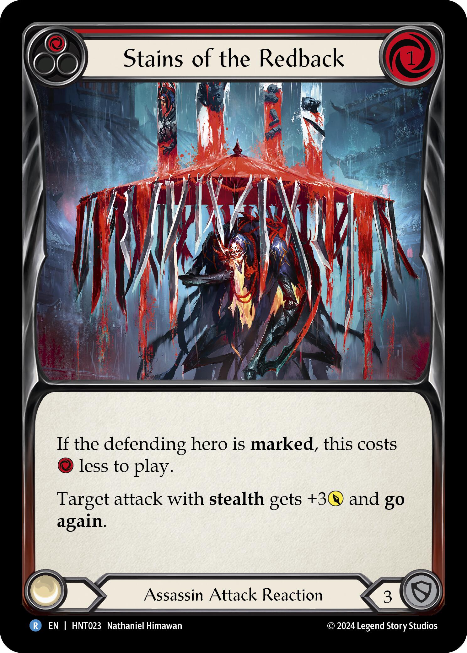 Stains of the Redback (Red) [ - HNT023]