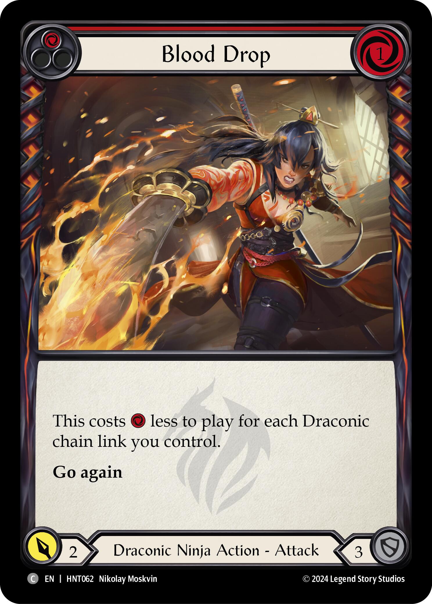 Blood Drop (Red) [HNT062]