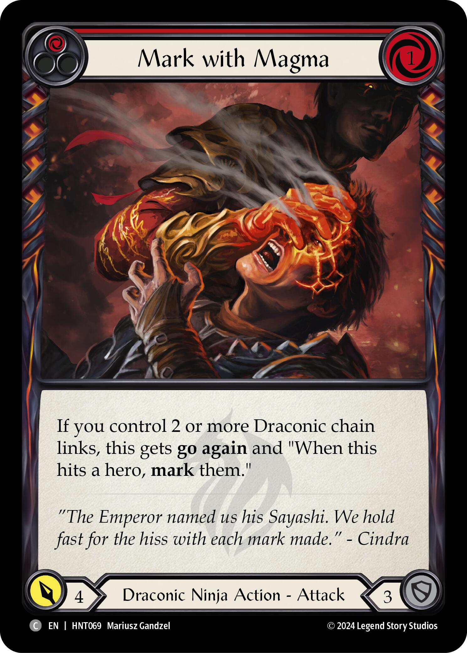 Mark with Magma (Red) [HNT069]