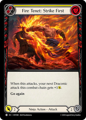 Fire Tenet: Strike First (Yellow) [HNT084]
