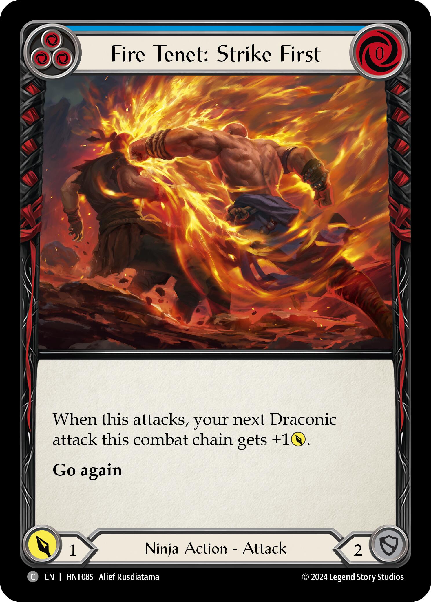 Fire Tenet: Strike First (Blue) [HNT085]