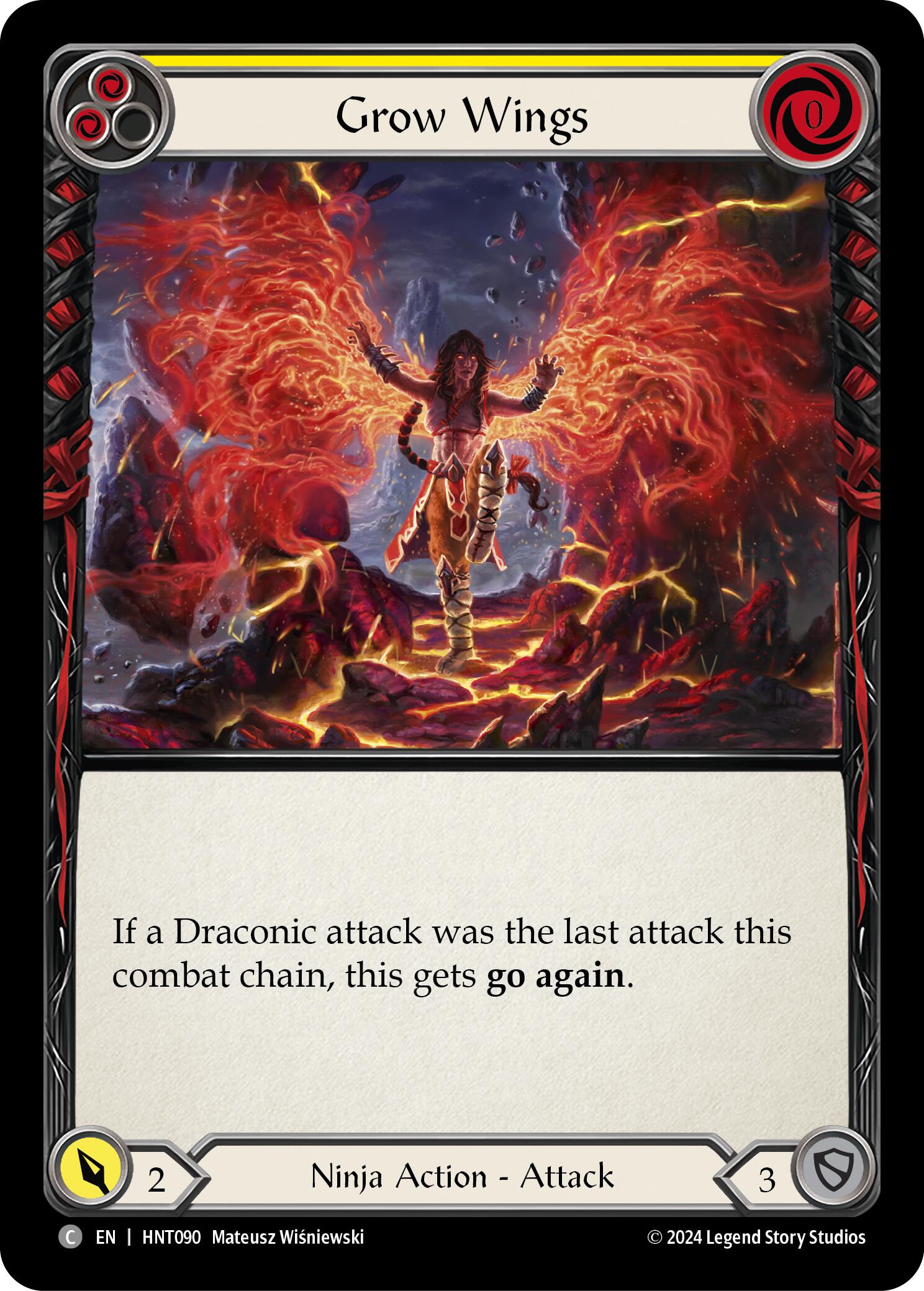 Grow Wings (Yellow) [HNT090]