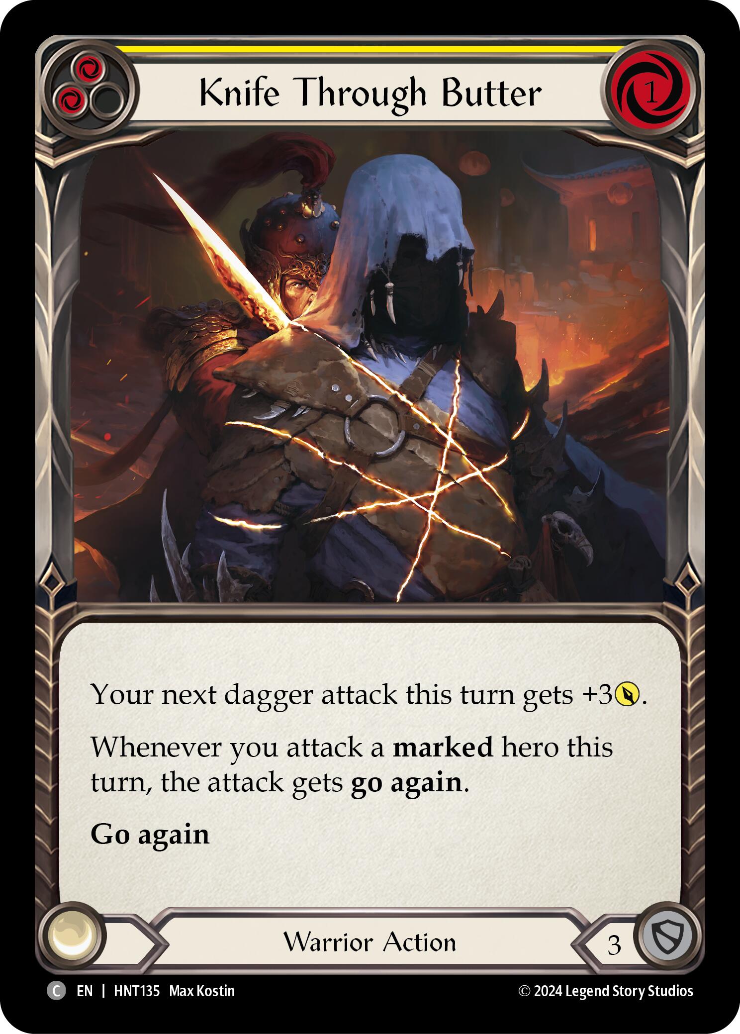 Knife through Butter (Yellow) [HNT135]