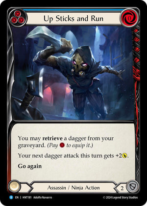 Up Sticks and Run (Blue) [HNT181]