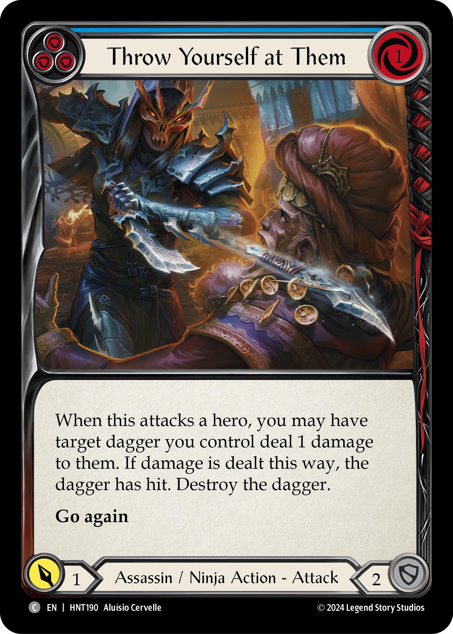 Throw Yourself at Them (Blue) [ - HNT190]