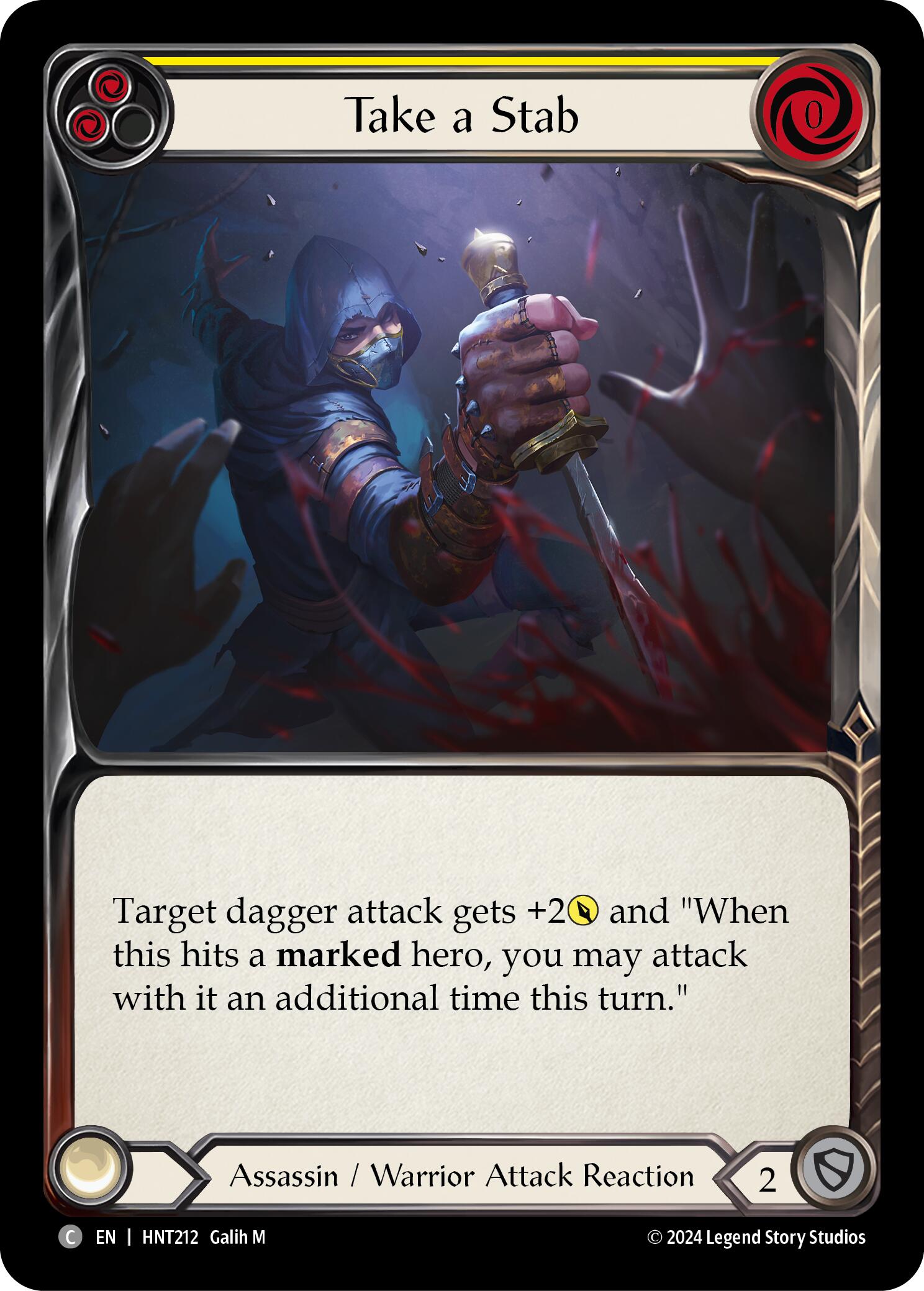 Take a Stab (Yellow) [HNT212]