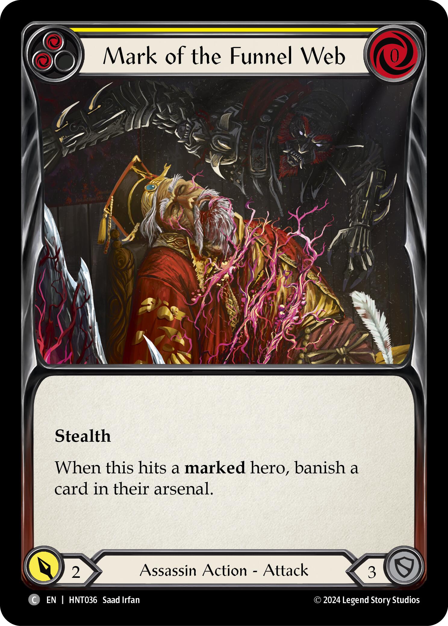 Mark of the Funnel Web (Yellow) [HNT036]