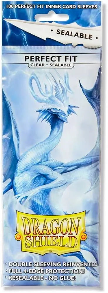 Dragon Shield: Perfect Fit Clear Sealable 100ct