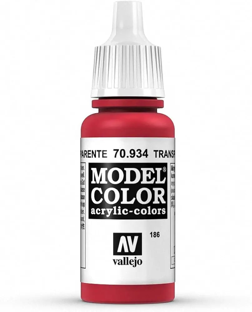 Transparent Red- Vallejo Model Color